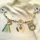 Weise Eule - Kinderwagen-Mobile