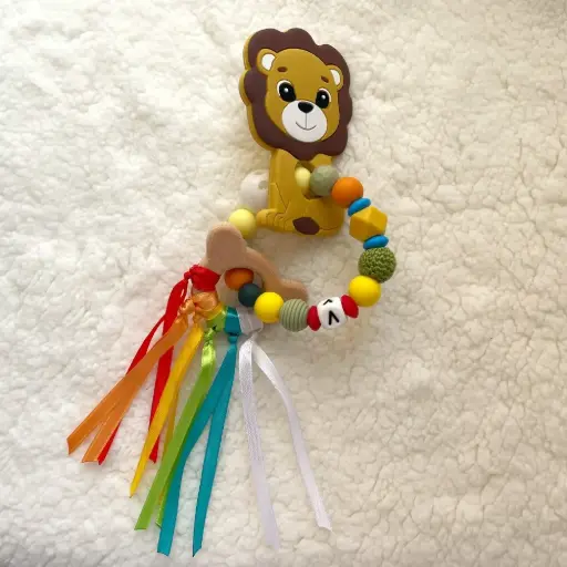 Tapferer Löwe - Sensorischer Beissring/Rassel