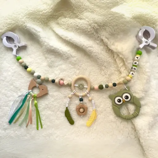 Búho sabio - Móvil de carro