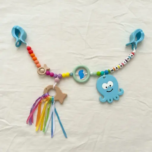 Curious Octopus - Stroller Mobile